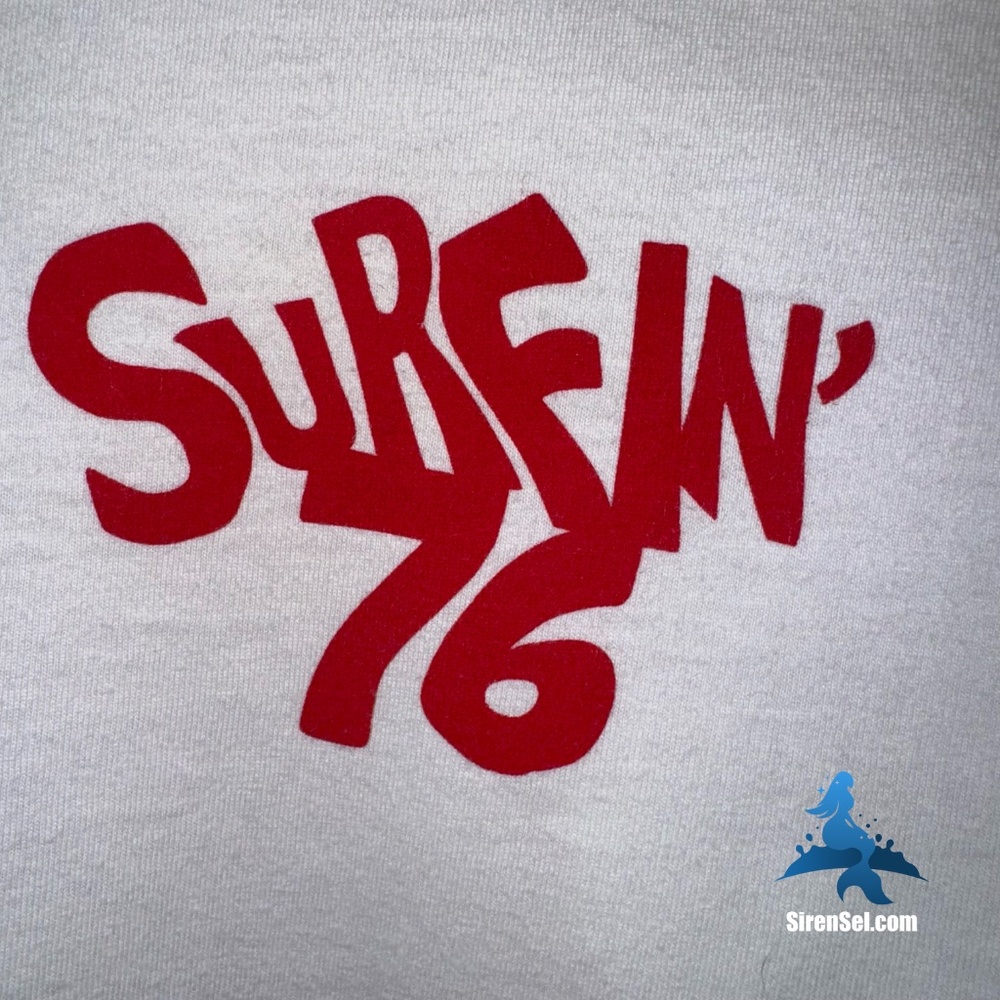 1124 Grunt Style Surfin’ 76 Limited Edition Graphic Tee – XL – White - Picture 4 of 8